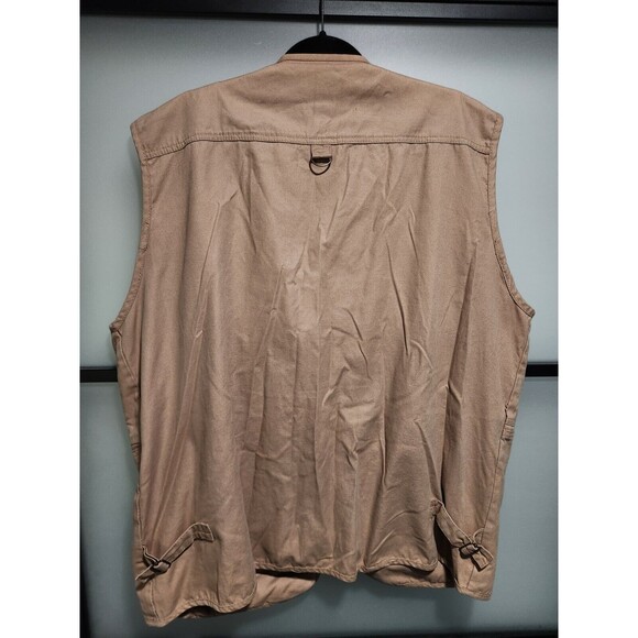 HQ Issue Khaki Men's Tactical Hunting Vest - Size 2XL - Picture 4 of 10